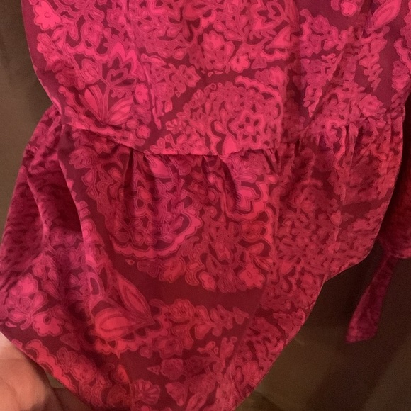 NWOT White House Black Market Beaded Neckline Ruffle Hem Dress - Picture 6 of 9